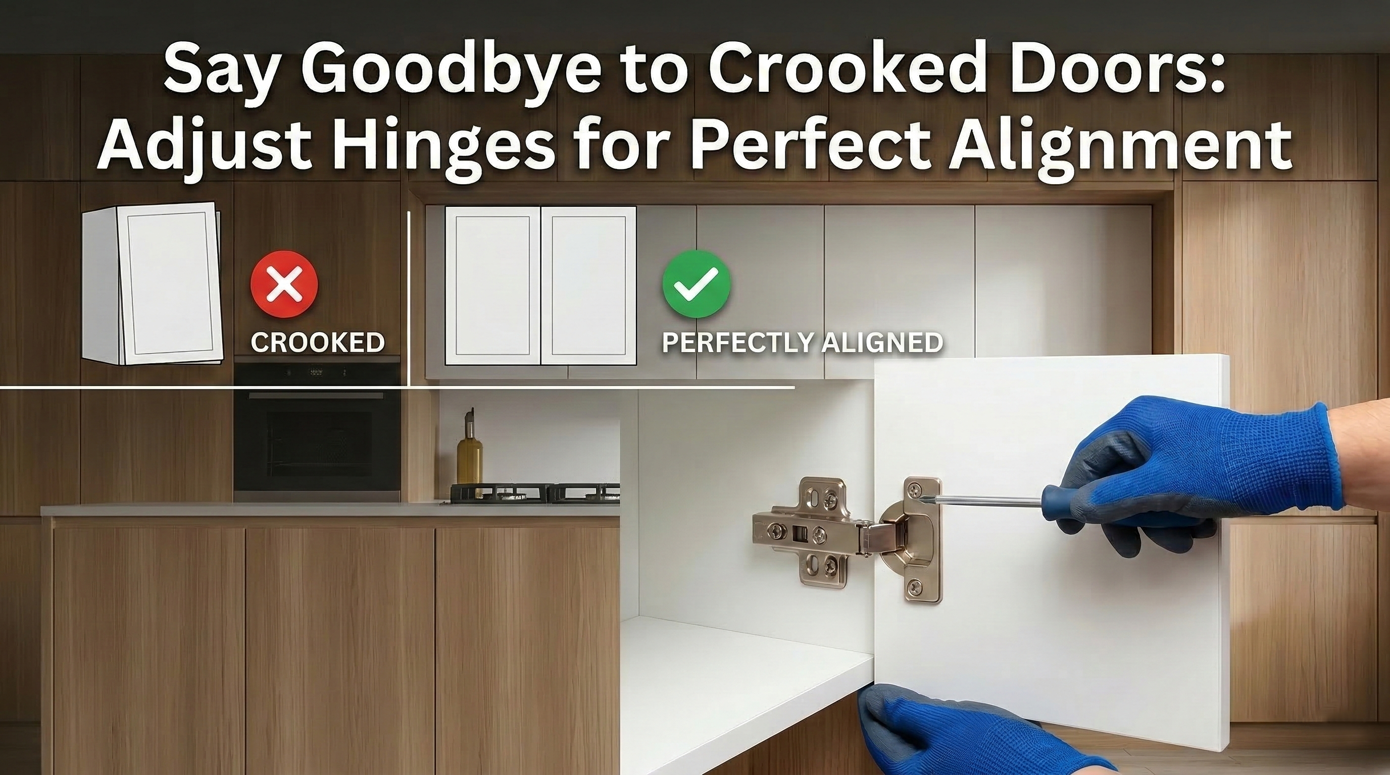 Say Goodbye to Crooked Doors: How to Adjust Cabinet Hinges for Perfect Alignment