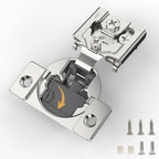 Furniware 105-Degree 1/2 Inch Closing Speed Control Overlay Soft Close 4D Adjustment Cabinet Hinge - Furniware