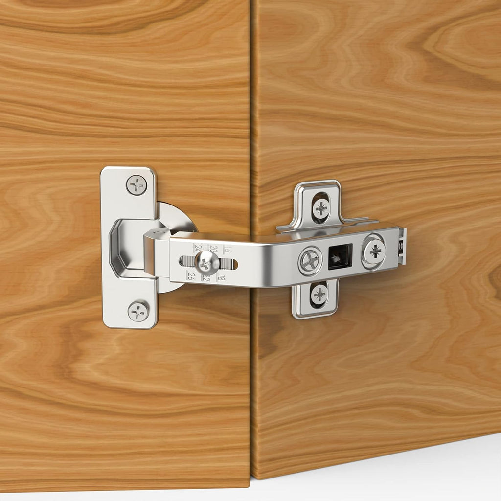 Furniware 135-Degree Lazy Susan Full Overlay Hinges Combination with Screws(Regular) - Furniware