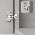 Furniware 1-5/16 inch 105-Degree Overlay Soft Close Concealed Hinge for Face Frame Door - Furniware