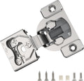 Furniware 3/4 Inch 105-Degree Small Overlay 4D Adjustment Soft Close Concealed Face Frame Hinges - Furniware