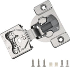 Furniware 3/4 Inch 105-Degree Small Overlay 4D Adjustment Soft Close Concealed Face Frame Hinges - Furniware