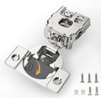 Furniware 105-Degree 1 Inch Closing Speed Control Overlay Soft Close 4D Adjustment Cabinet Hinge - Furniware