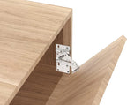 Furniware Tip Out Tray Hinges, Standard Sink Hinges for Sink-Front Drawer, Steel - Furniware