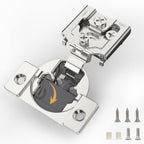 Furniware 105-Degree 3/4 Inch Closing Speed Control Overlay Soft Close 4D Adjustment Cabinet Hinge - Furniware