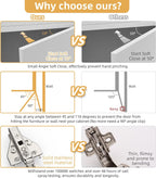 Furniware 45~110° Open Angle Full Overlay Soft Close Speed Control 4D Adjustment Cabinet Hinges for Face Frame & Frameless Cabinet - Furniware