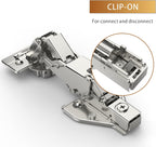 Furniware 165-Degree Lazy Susan Full Overlay Hinges Combination with Screws(Regular) - Furniware