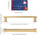 Furniware Champagne Bronze Stepped Cabinet Pull Handles - Furniware