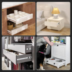 Furniware 100 LB Capacity Soft Close Drawer Slides Side Mount 3 Fold Full Extension Ball Bearing Drawer Glides Quiet Smooth Close - Furniware