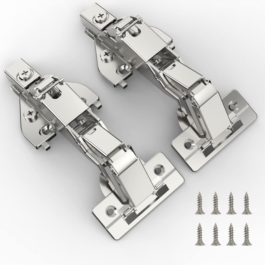 Furniware 165-Degree Lazy Susan Full Overlay Hinges Combination with Screws(Regular) - Furniware