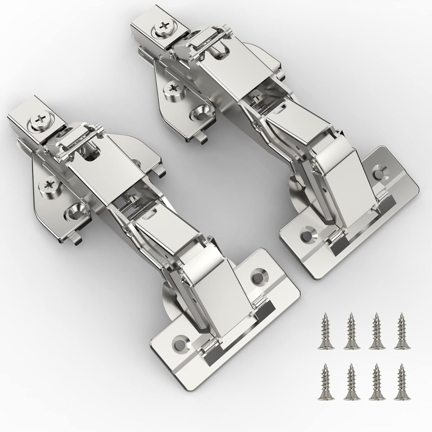 Furniware 165-Degree Lazy Susan Full Overlay Hinges Combination with Screws(Regular) - Furniware