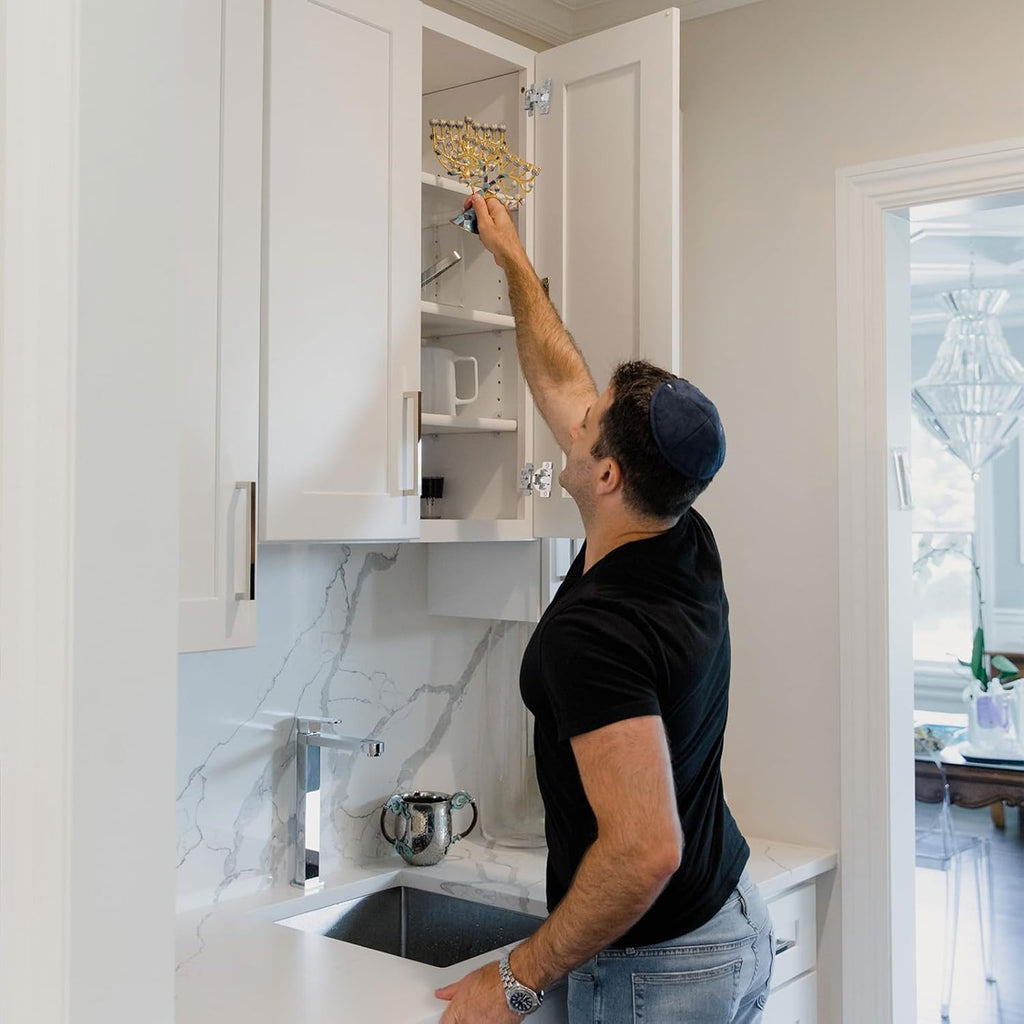 Furniware 1-5/16 inch 105-Degree Overlay Soft Close Concealed Hinge for Face Frame Door - Furniware